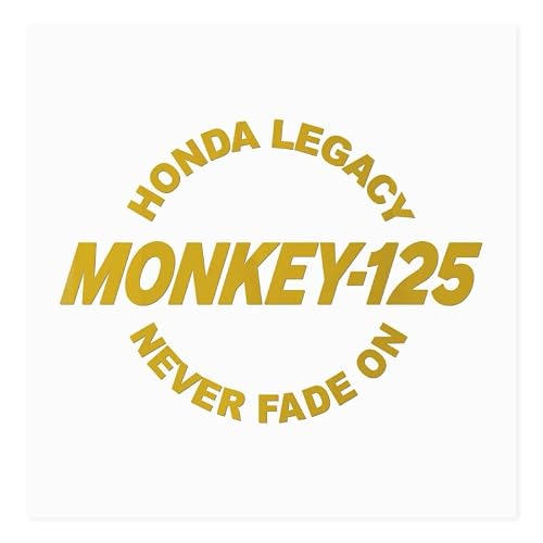 �����������o�C�N�p�J�b�e�B���O�X�e�b�J�[�u�A�[�`�����O MONKEY-125�v HONDA �z���_ �����L�[ �o�C�N �I�ׂ�T�C�Y�ƃJ���[ �h�� �J�X�^�}�C�Y �]�ʃX�e�b�J�[ �V�[�� ���O�p ���O�ϐ� (34.���˃C�G���[, ��7cm×�c5cm)