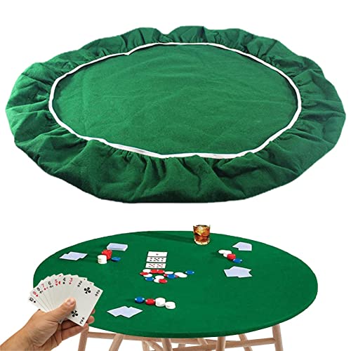 HONGFU Tapis de Table Poker | Nappe pour à Cartes,Couverture Cartes, Couverture Mahjong Jeu en Feutre Poker, Mahjong, Bridge, Jeu, Vert Cover