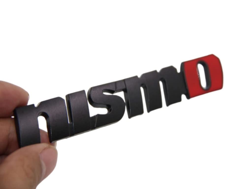 B240 Nismo Nero Power Emblema Badge Adesivo in Metallo Lato Auto Decalcomania