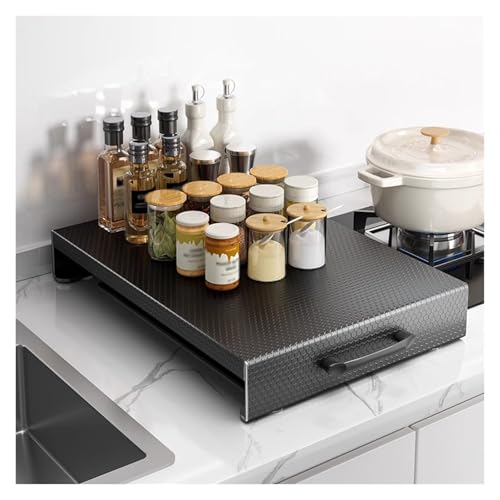 JYHHCYS Tapa encimera Gas Resistente Al Calor Cubierta Superior para Cocina De Gas, Organizador De Cocina para Cocinas De Gas Y Eléctricas(15.7x19.6x3.5''/40x50x9cm)