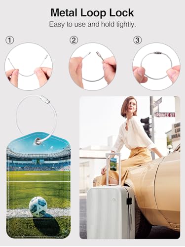 Image of TopMade Luggage Tags, Works with Apple Find My, Smart Suitcase Tag Tracker