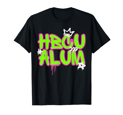 Alumni dell'HBCU Apparel Graffiti Art Design College Maglietta