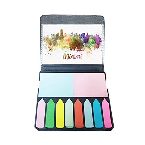 Marque-Page Aquarelle Miami Auto-Stick Note pour sublimer vos lectures et carnets