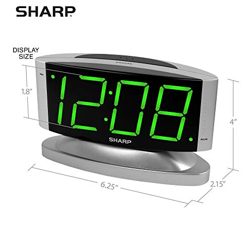 Sharp Home Led Digital Alarm Clock thumb #3