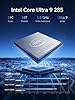 MINIS FORUM MS-02 Ultra Mini PC,Processeur Core Ultra 9 285HX (24C/24T jusqu'à 5,5 GHz) et Intel Graphics, Barebone sans 4 x DDR5/4 x NVMe SSD, HDMI/USB4/2 x USB4 V2, 2 x 25G SFP+, 10G RJ45, 2,5G RJ45
