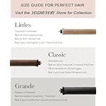 Velvet Overnight Curls Heatless Hair Curler No Heat Satin Heatless Curling Rods Foam Sponge Hair Rollers for Short Long Hair to Sleep in Care Styling Tools - Brown - Image 3