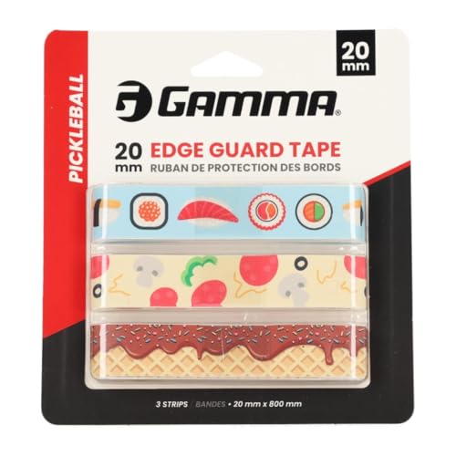 GAMMA Edge Guard Tape – Protect Your Paddle from Scratches & Damage - Durable, Stylish Protection for Performance & Customization - Tasty, 20mm 3-Pack by GAMMA - Used condition - US$9.59
