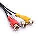 GLHONG 3.5 to RCA Audio Splitter Cable, 3.5mm Mini 1/8