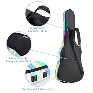 Housse de protection épaisse en éponge imperméable pour guitare acoustique, électrique, basse, guitare classique… - Les Beatles, Paul McCartney, John Lennon, RIngo Starr, George Harrison Housse de protection épaisse en éponge imperméable pour guitare acoustique, électrique, basse, guitare classique… – Image 3