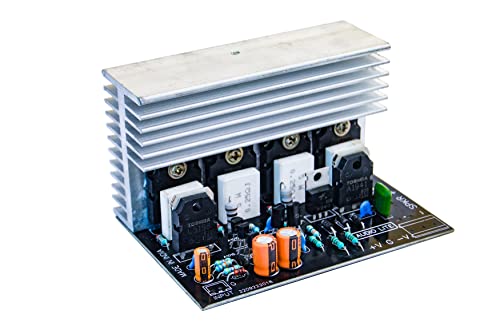 Image of AUDIO LITE 200W Mono Amplifier Board for SUBWOOFER Using 2 Pair of 2SC5200+2SA1943 with Heavy Driver Section.