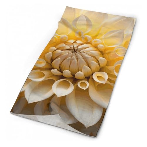 Cuello pasamontañas cubrebocas transpirable a prueba de viento, blanco, estilo Dahlia, enfriante y antipolvo, bandana para hombre y mujer miniatura 1