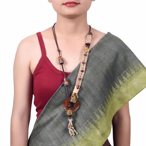 Image of AAKRITI ART CREATIONS Handcrafted Tribal Dhokra & Royal Brass Necklace Collection | Queen, Cleopatra & Heritage-Inspired Statement Jewelry | Artisan Ethnic Necklaces for Women