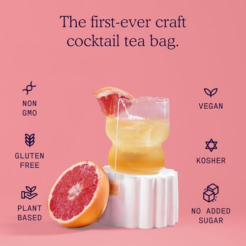 image for SAYSO Skinny Cardamom Paloma | The Original Craft Cocktail Tea Bag Mix