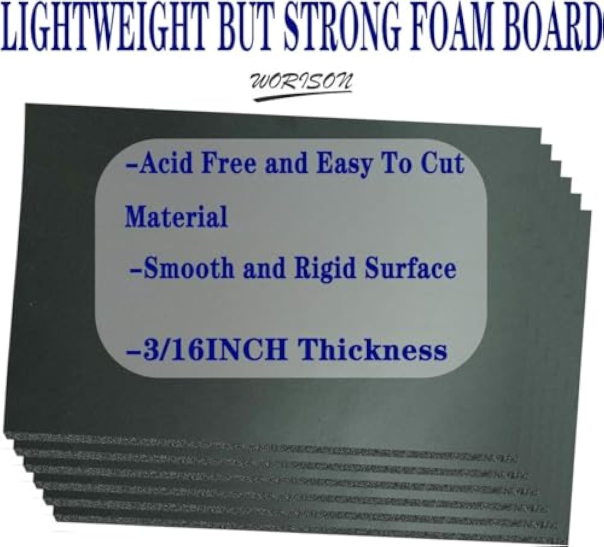 A4 Size Set of 6 Craft Foam Board Set