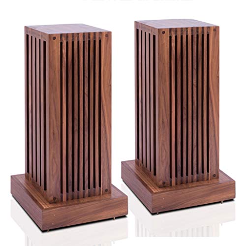 Accessoires pour enceintes Pieds Speaker Stand Night Stand Surround Floor Stand Cinema Sound Support Livraison dans L'ensemble De Base De Soirée De Mariage en Bois (Color : Brown, Size : 60cm) Cover