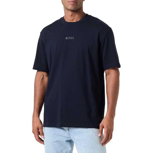 Boss Tee 10, Maglietta Uomo, Dark Blue402,