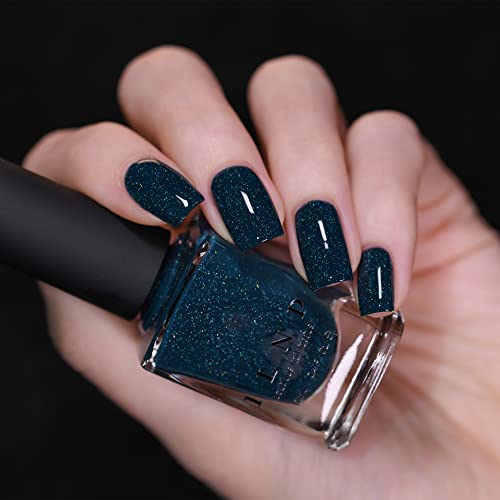 Image of ILNP Snowstorm - Deep Blue Holographic Nail Polish