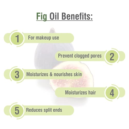 Image of B-URBAN Fig Oil, Pure And Natural Fig Oil With Dropper,High Concentration Of Vitamin E |Skin Care (Moisturize, Nourish, Rejuvenate),Hair Care (Prevent Dry Brittle And Split Ends)-30ml