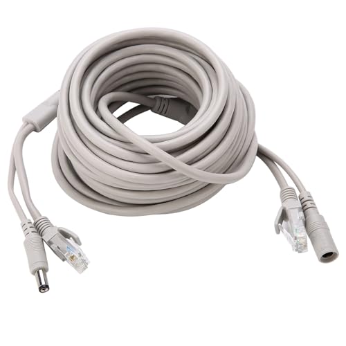 Cable de videovigilancia Ethernet de 15m para asegurar la conexión de cámaras IP y NVR