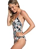 Roxy Damen Beach Classics One Piece Badeanzug, Anthracite tropicalababa Swim, S