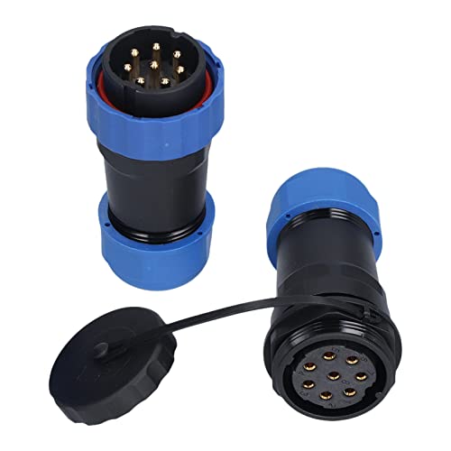 Conector avionico macho y hembra 8 pines antioxidante miniatura 1