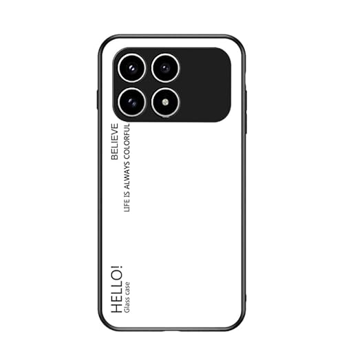 �X�}�z�P�[�X �Ή��@�� for Redmi K90,�Ή��@�� for Xiaomi Poco F8 Pro �O�d�\���yPC�p�l���{�����K���X�{TPU�V���R���z�ی�P�[�X White