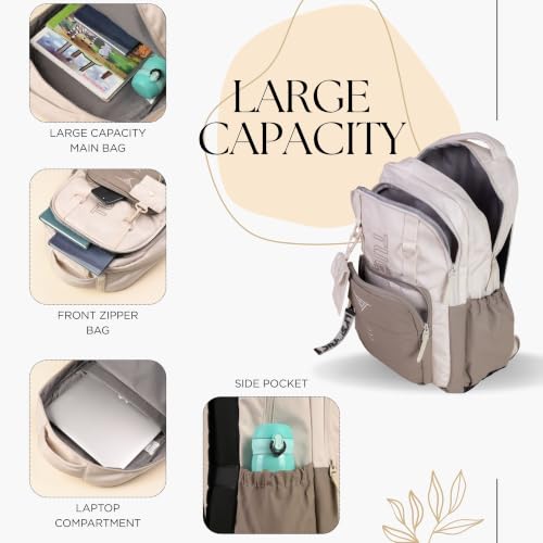 Image of Laptop Backpack for Men & Women 15.6 Inch, Water Resistant Travel Backpack with Multiple Compartments, College School Office Bag for Work, Business & Daily Use