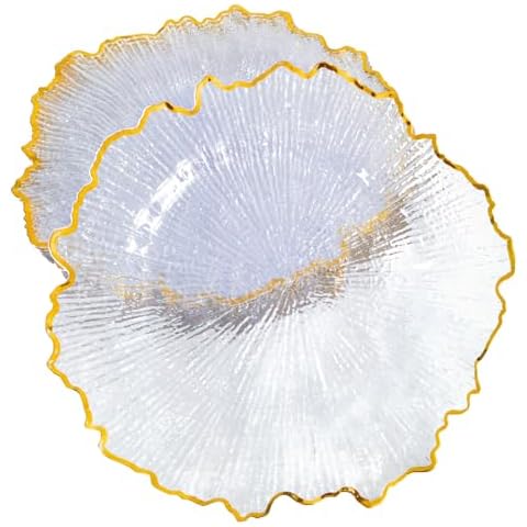 DaCakeWS 10PCS Coral Reef Charger Plates Cover