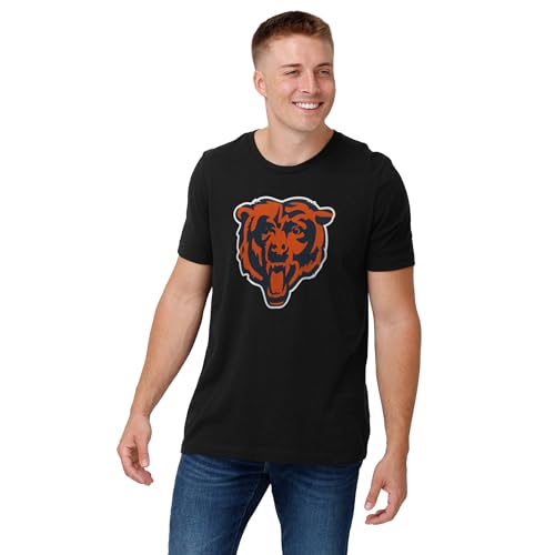 Image of FOCO Men's NFL Team Primary Logo Black Short Sleeve T-Shirt