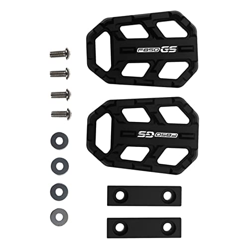 Repose-pieds moto BMW F850GS avec pédales larges antidérapantes