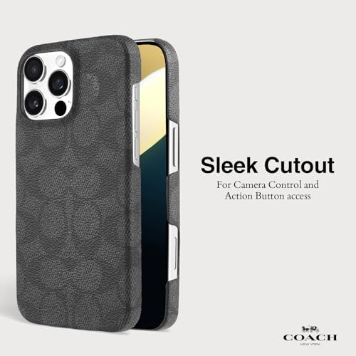 Coach Signature Canvas Slim Wrap iPhone 16 Pro Max Case