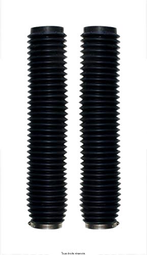 Soufflets de fourche moto noir 43-59mm évitez les fuites de joints spi de suspension