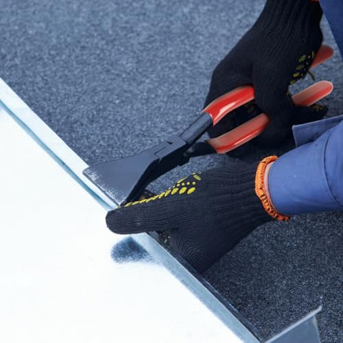 EFUTURETIME 3 szt. Giętarka do blachy ręcznej, szczypce do gięcia 0° 45° 90°, szerokość szczęk 60 mm, narzędzie do gięcia dla blach i budowniczych dachów (czerwony)