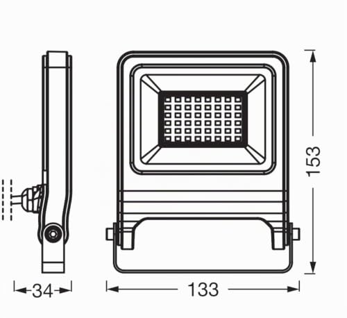 Osram ENDURA® Flood Warm White PCR – vue 3