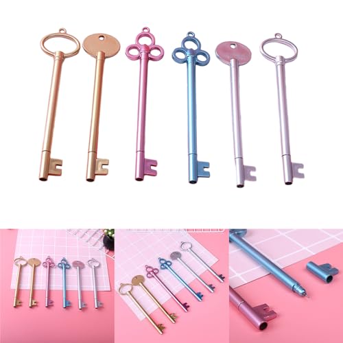 Pack de 10 bolígrafos gel con diseño vintage divertido miniatura 2