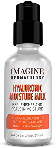 Hyaluronic Moisture Milk, Enriched with Hyaluronic Acid, Ultra-Hydrating Face Moisturizer, Refreshing and Lightweight, Ideal for All Skin Types, Oil-Free, 2 fl oz