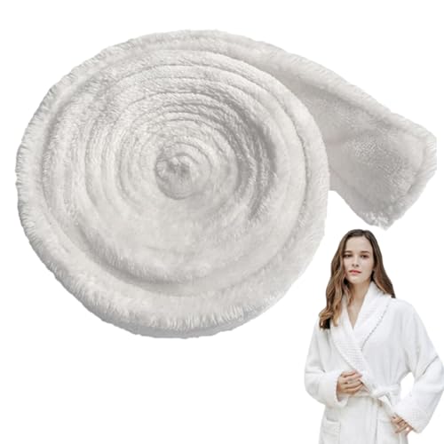 Robe Belt Replacement 67-79 in Flannel Thick Bathrobe Belt Soft Breathable Robe Tie Portable Reusable Robe Belt for Home, Hotel, Travel