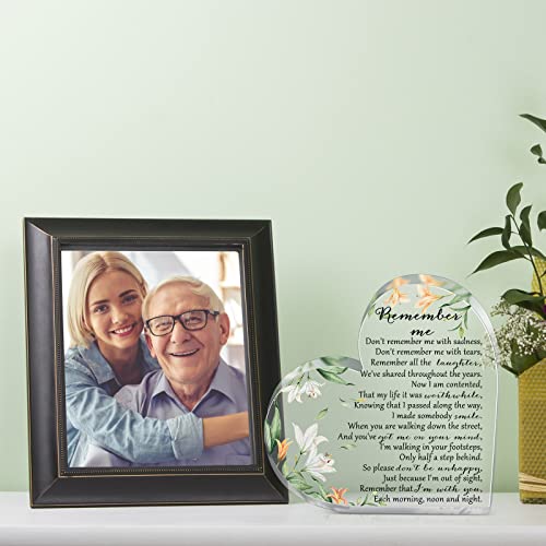 Sympathy Gifts Heart Shape Memorial Bereavement Gifts Crystal Acrylic Paperweight Remembrance Decorations Funeral Grief Condolence Memorial Ornaments For Loss Of Mother Loved One (Delicate Style) #TOP3
