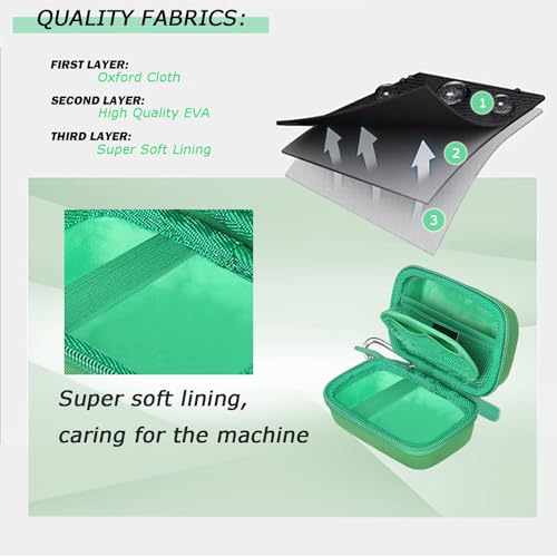 Estuche rígido Tourmate para cámara digital verde miniatura 6
