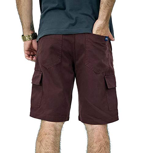 Bermuda Cargo Masculina Sarja Vinho Bamborra Tamanho:42