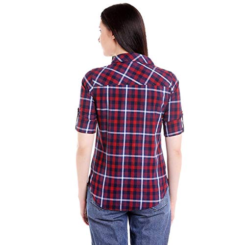 Image of PINACOLADA Women's Checkered Casual Shirt