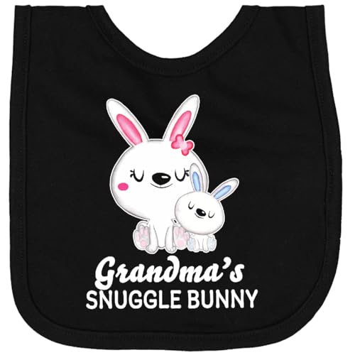 inktastic Grandmas Snuggle Bunny Easter Newborn Bib