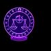 Produktbild Kreative Usb 16 Farbwechsel Romantische Led Nachtlicht 3D Waage Form Konstellation Schlafzimmer Dekor Tischlampe Geschenke Beleuchtung Leuchte