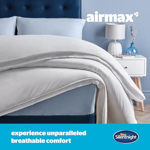 Edredón individual antiácaros Silentnight Airmax transpirable 10,5 TOG lavable 3