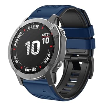 OUTVI Pulseira de relógio de 22 mm para relógio garmin fenix 8 47 mm fenix 6 pro solar fenix 7 pro safira solar fenix 5 quickfit 22 pulseiras de relógio para relógio Garmin pulseira de substituição