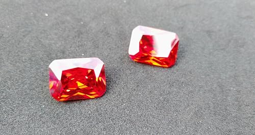 Diamant orange synthétique octogonal AAA résistant pour remplacer une pierre perdue - 2