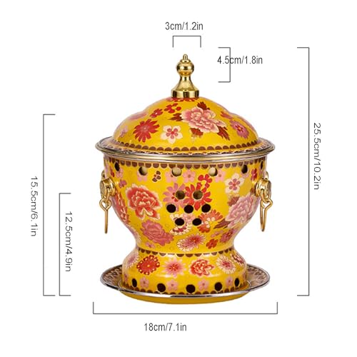 Olla china tradicional de cobre para postres y sopas miniatura 2