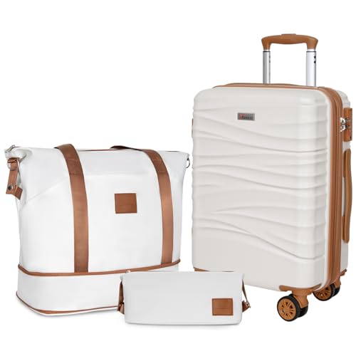 Romswi 3-Piece Expandable Carry-On Set
