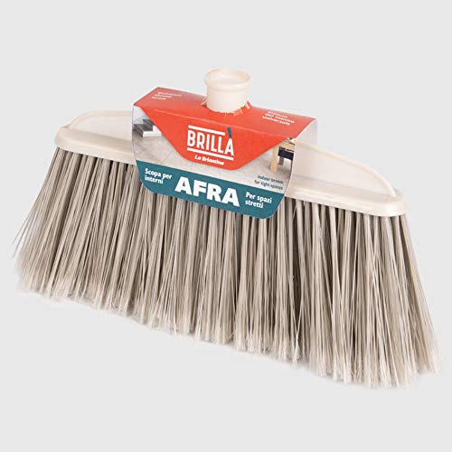 La Briantina Afra Balai Haute pour intérieur pour Tous Les sols de la Maison, avec Poils Plumes, Capture de poussière, léger et maniable, Efficace pour Les Coins Cover