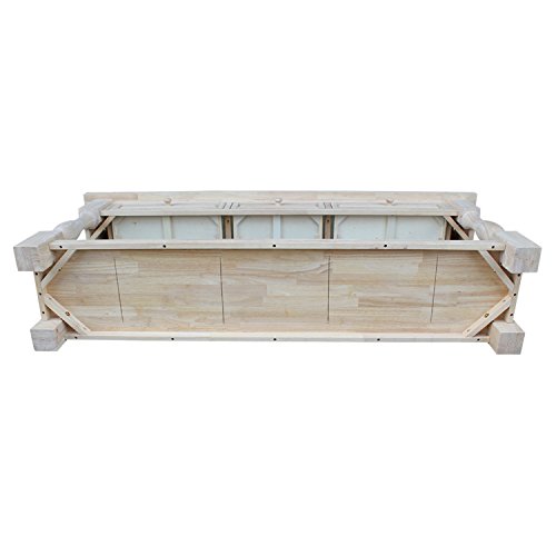 International Concepts Tuscan, 65 By 14-Inch Console Table, Unfinished #TOP6